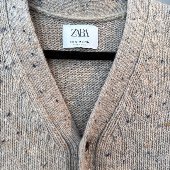 Zara Gray Chunky Knit Sweater - Picture 4 of 4